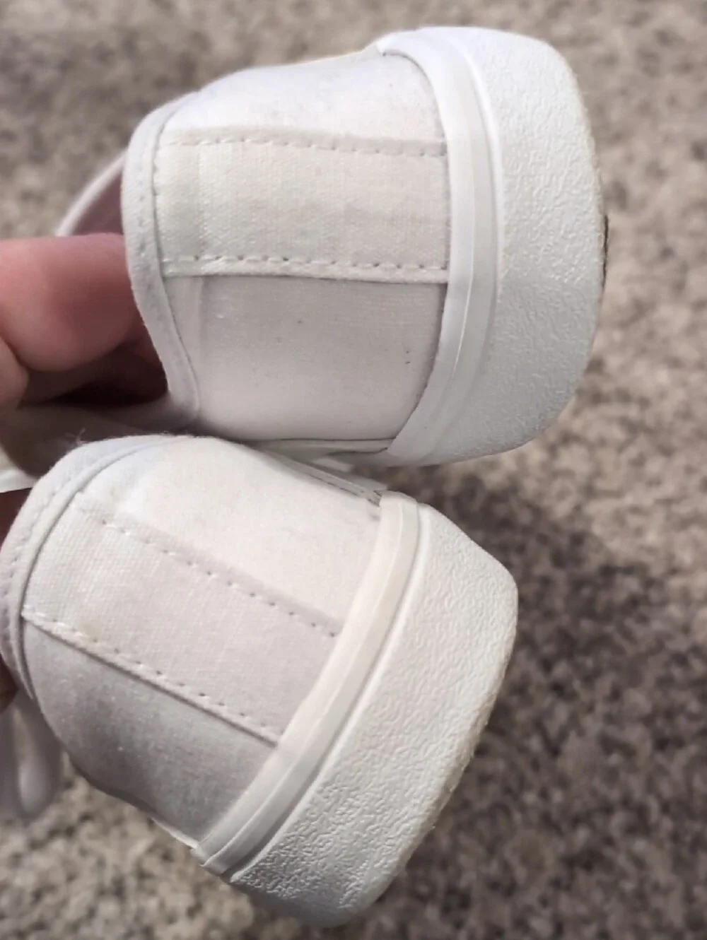 wonder nation White Canvas Kids Lace-Up Sneakers